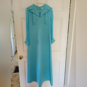 Styled by London Vintage Blue Dress, Size M/L
